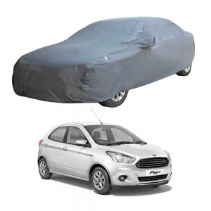 Body Cover for Figo Old Water Resistant Polyester Fabric with Mirror Pocket Slots_Grey